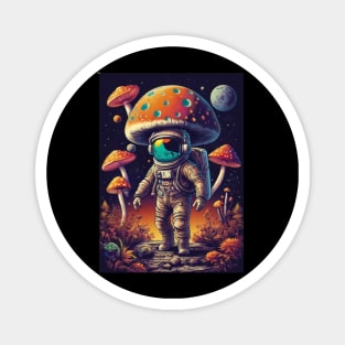 Psychedelic Dj Astronaut - Catsondrugs.com - astronaut, space, stars, galaxy, nasa, cool, planets, funny, universe, astros, astronomy, trippy, surreal, asteroidday, planet Magnet